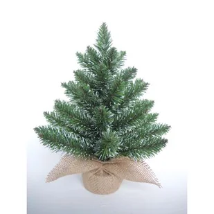 Mała choinka 30 cm w jutowym worku - Choinki - miniaturka - grafika 1