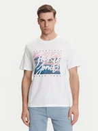 Koszulki męskie - Jack&Jones T-Shirt Colton 12268438 Biały Standard Fit - miniaturka - grafika 1