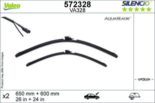 Pióro wycieraczki Valeo 572328 - Wycieraczki samochodowe - miniaturka - grafika 1