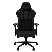 Fotele gamingowe - Fotel gamingowy biurowy YUMISU 2050 Black Tkanina - miniaturka - grafika 1