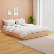 Łóżka - Lumarko Rama łóżka, lite drewno, 150x200 cm, King - miniaturka - grafika 1