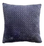 Poszewki na poduszki - Poszewka dekoracyjna Pattern jodełka 40x40 niebieska - miniaturka - grafika 1