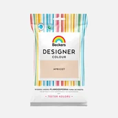 Farby wewnętrzne - Farba lateksowa Beckers Designer Colour TESTER Apricot 0,05 l - miniaturka - grafika 1