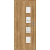 Drzwi wewnętrzne - Drzwi wewnętrzne pokojowe Samat Dąb Grenada 90 lewe - miniaturka - grafika 1