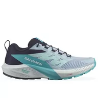 Buty trekkingowe damskie - Buty Salomon Sense Ride 5 L47458900 - niebieskie - miniaturka - grafika 1