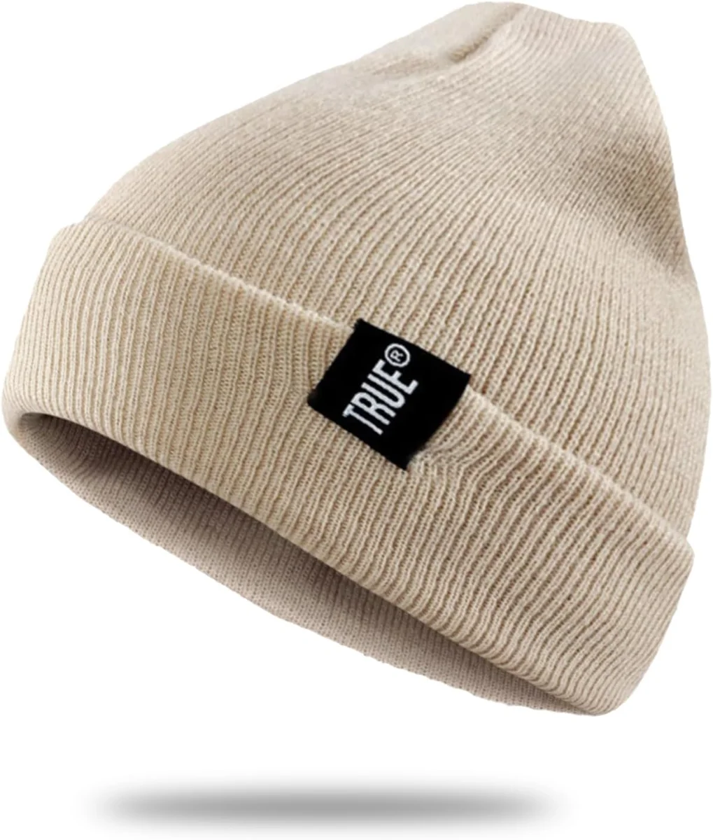 CZAPKA ZIMOWA UNISEX BAWEŁNIANA KHAKI