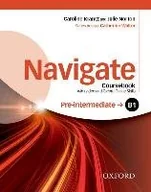 Książki do nauki języka angielskiego - Krantz Caroline, Walter Catherine, Norton Julie Navigate pre-intermediate b1 coursebook with dvd and oxford online skills - mamy na stanie, wyślemy natychmiast - miniaturka - grafika 1
