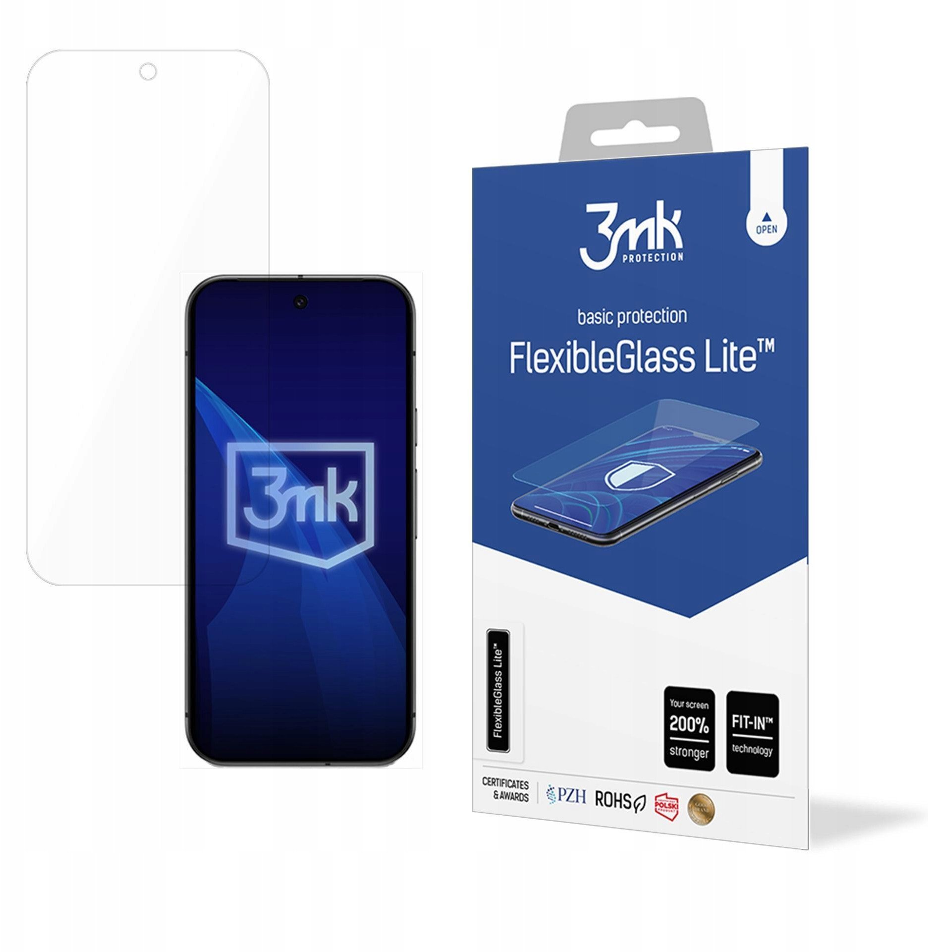 Szkło hybrydowe 3MK FlexibleGlass Lite do Google Pixel 10/ 10 Pro