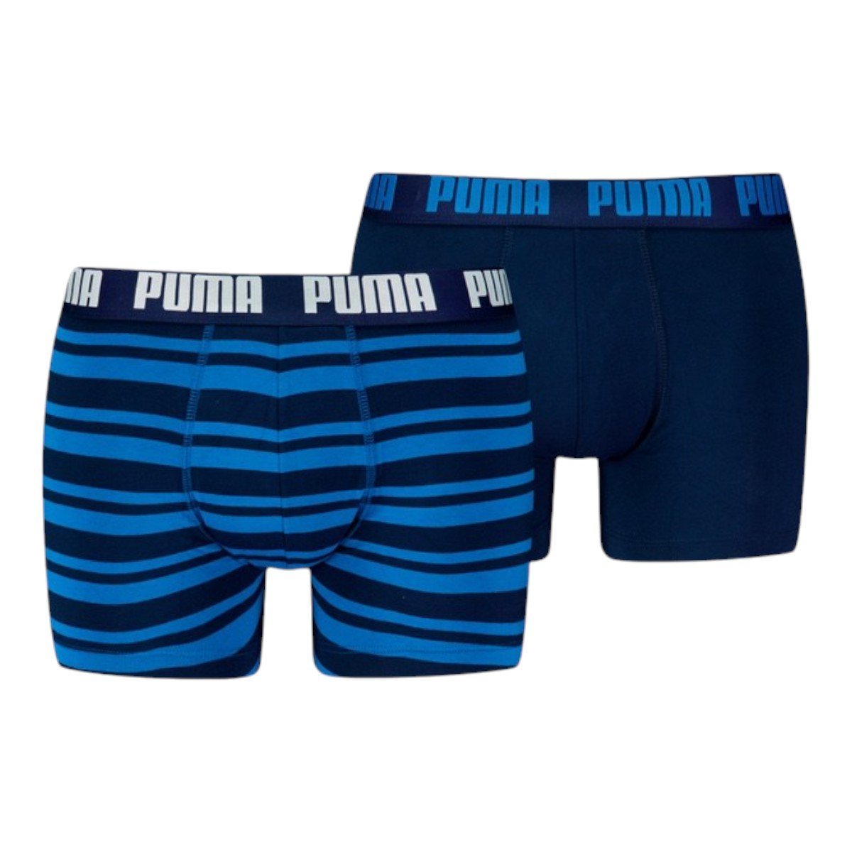 Puma Bokserki Męskie Majtki Boxer 2P Granatowe/Niebieskie R.L