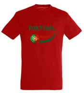 Koszulki męskie - Supportershop Supportershop T-Shirt męski Portugalia czerwony czerwony X-L 5060542521734 - miniaturka - grafika 1