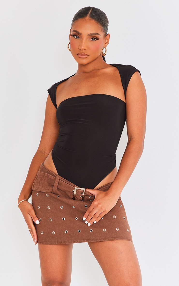 Prettylittlething Body Damskie Czarne 34 M6f