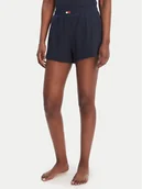 Piżamy damskie - Tommy Hilfiger Szorty piżamowe UW0UW06310 Granatowy - miniaturka - grafika 1