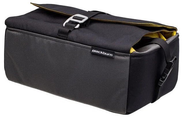 Torba na bagażnik BLACKBURN GRID BASKET BAG black/yellow/grey, wodoodporna, 8,5-22L NEW 2025
