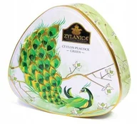 Herbata - ﻿Herbata Zielona Liściasta ZYLANICA PEACOCK COLLECTION GREEN PUSZKA 100 g - miniaturka - grafika 1