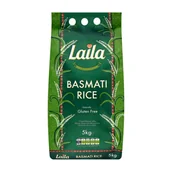 Ryż - Indyjski Długoziarnisty Ryż Basmati "Premium Quality Finest Old & Matured Basmati Rice" 5kg Laila - miniaturka - grafika 1