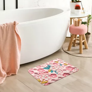 Mata łazienkowa 3D Antypoślizgowa Chłonna Magic 18 - Dywaniki łazienkowe - miniaturka - grafika 3