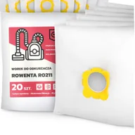 Worki do odkurzaczy - 20x Worek do Odkurzacza Rowenta RO211 Syntetyczny Mikrowłókna Duży Worki G9 - miniaturka - grafika 1