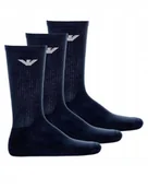 Skarpetki męskie - EMPORIO ARMANI 3-PACK Skarpetki r. OS - miniaturka - grafika 1