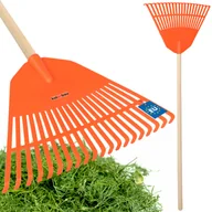 Grabie i motyki - GRABIE OGRODOWE 45cm GRABKI PLASTIK WACHLARZOWE LIŚCI TRAWY GRABIENIA TRZON - miniaturka - grafika 1