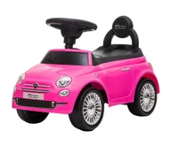 Rowerki biegowe - Rowerek do pchania Fiat 500 różowy - miniaturka - grafika 1