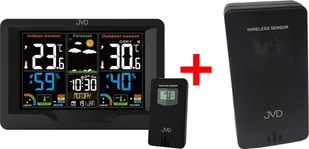 Stacja pogodowa JVD Stacja pogody JVD RB3383 oraz dodatkowa sonda SN3383 DCF77 - Stacje pogodowe - miniaturka - grafika 1