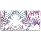 Podkładki na biurko - Mata ochronna z nadrukiem Różowe liście 120x60 cm, Dywanomat - miniaturka - grafika 1