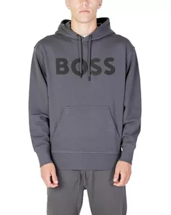 BOSS WebasicHood męska bluza z kapturem, Dark Grey22., L - Bluzy męskie - miniaturka - grafika 1