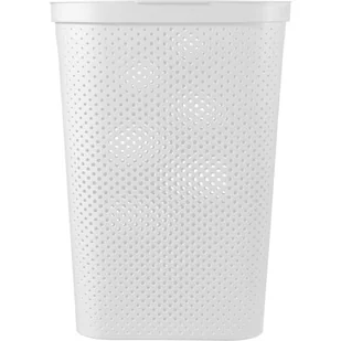 Curver Kosz na pranie do magla Infinity 59L biały Recycled 245680 - Kosze na bieliznę - miniaturka - grafika 1