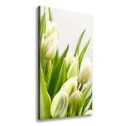 Obrazy i zdjęcia na płótnie - Foto obraz na płótnie pionowy Białe tulipany - miniaturka - grafika 1