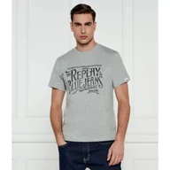 Koszulki męskie - Replay T-shirt Regular Fit - miniaturka - grafika 1