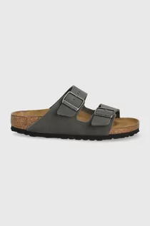 Klapki i japonki damskie - Birkenstock klapki Arizona kolor zielony - grafika 1