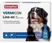 Artykuły przeciw pasożytom - Beaphar Vermicon Line- On krople dla psów od 30kg 3x4.5ml - miniaturka - grafika 1