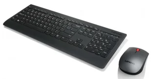 Lenovo 4X30H56803 klawiatura Dołączona myszka Biuro RF Wireless Czeski Czarny 4X30H56803 - Zestawy myszka + klawiatura - miniaturka - grafika 1