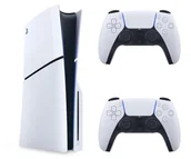 Konsole Playstation - Sony PlayStation 5 D Chassis + DualSense White - miniaturka - grafika 1