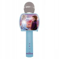 Instrumenty muzyczne dla dzieci - MIKROFON BEZPRZEWODOWY FROZEN KRAINA LODU karaoke z wbudowanym głośnikiem - miniaturka - grafika 1