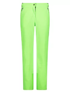 CMP Spodnie narciarskie w kolorze jaskrawozielonym - Spodnie narciarskie - miniaturka - grafika 1