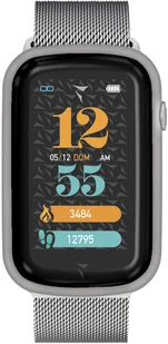 Techmade TM-STEPS-MSIL Steps Srebrny - Smartwatch - miniaturka - grafika 1