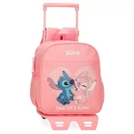 Plecaki szkolne i tornistry - Joumma Disney Stitch One of a Kind Plecak przedszkolny z wózkiem różowy 23x25x10 cm poliester 5,25 l, Różowy kolor, Talla única, Plecak przedszkolny z wózkiem - miniaturka - grafika 1