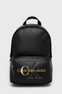 Calvin Klein Jeans plecak K50K508867.PPYY męski kolor czarny duży z nadrukiem - Plecaki - miniaturka - grafika 1