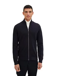 TOM TAILOR Męskie Kardigan 1035915, 10668 - Sky Captain Blue, XL - Swetry męskie - miniaturka - grafika 1