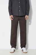 Spodnie męskie - Dickies spodnie 872 męskie kolor brązowy dopasowane DK0A4XK8 - miniaturka - grafika 1