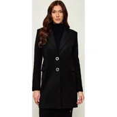 Płaszcze damskie - Armani Exchange Wełniany płaszcz - miniaturka - grafika 1