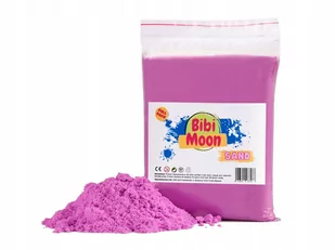 BibiMoon Piasek Kinetyczny 1kg Woreczek FIOLETOWY - Masy plastyczne - miniaturka - grafika 1