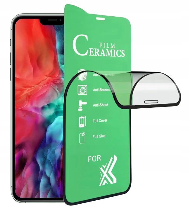 Szkło Hybrydowe SZYBKA PEŁNE 9H do Apple iPhone 16