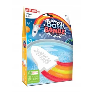 ZIMPLI KIDS Baff Bombz Rakieta do kąpieli zmieniająca kolor wody, 110g - Pozostałe akcesoria do kąpieli i SPA - miniaturka - grafika 1