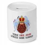 Skarbonki - Skarbonka Dla Adama na Urodziny Imieniny Prezent z Nadrukiem ze Zdjęciem + Opakowanie na prezent (wzór 01) - miniaturka - grafika 1