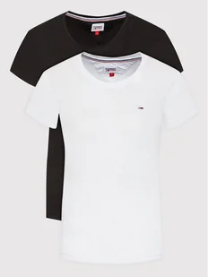 Tommy Jeans Komplet 2 t-shirtów Soft DW0DW11459 Kolorowy Regular Fit - Koszulki i topy damskie - miniaturka - grafika 1