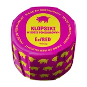 Szybkie dania obiadowe - Rzemieślnicza konserwa w puszce Ed RED Casual Klopsiki w sosie pomidorowym 400 g - ONE SIZE - miniaturka - grafika 1