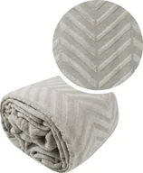 Narzuty - kontrast Miękki i gruby koc tłoczony jak narzuta COSTA 150x200 jasny szary - miniaturka - grafika 1