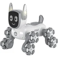Roboty dla dzieci - Robot zdalnie sterowany S-LINE Robo Pies RCC304 Szary - miniaturka - grafika 1